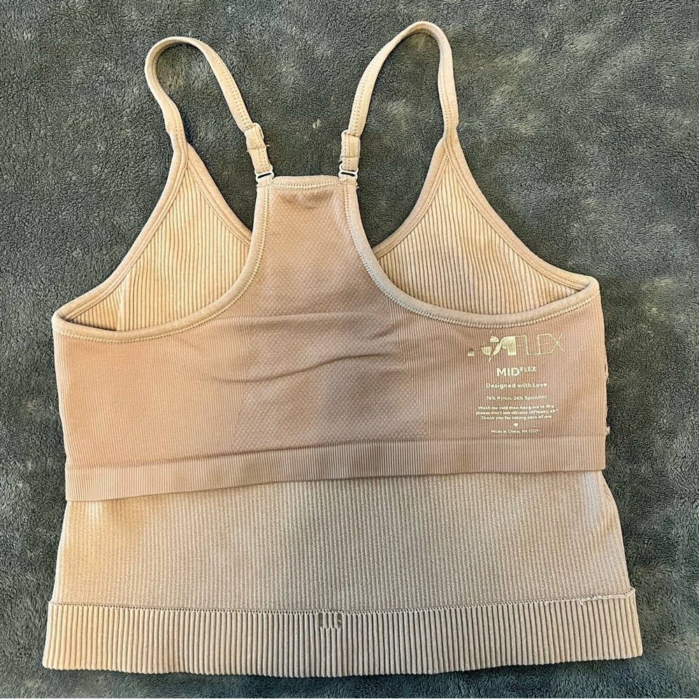 POPFLEX What’s the Scoop Seamless Crop Tank - Picture 9 of 13